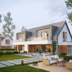 3D Exterior House Scene File 3dsmax By VuPhucHung 