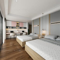 3D Interior Scenes File 3dsmax Model Bedroom 417 By Tiep Nguyen 