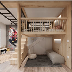 3D Interior Scenes File 3dsmax Model Children Room 15 By Phuong Tran 