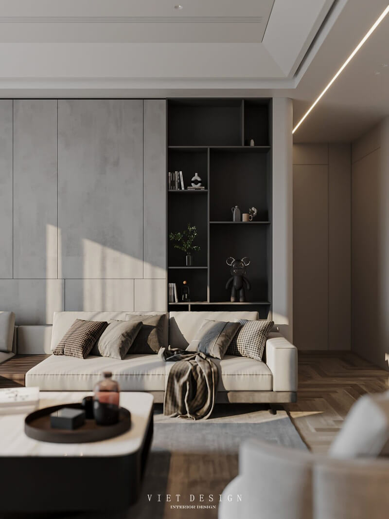  Living Room - Kitchen Interior Model by Hoa Tran