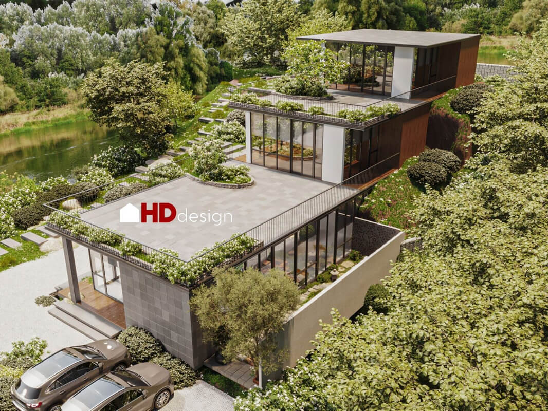  House Exterior By Bui Khong Bay