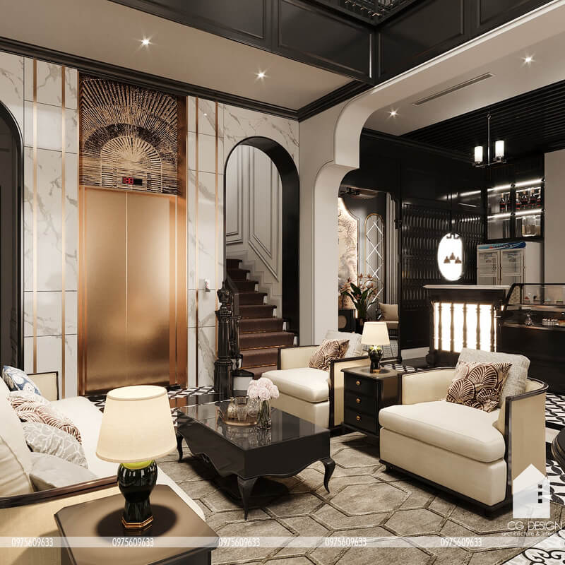  Coffee Room Interior by Quoc Tung