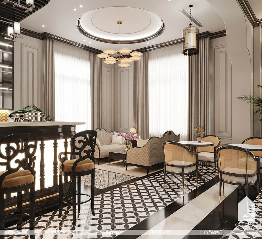  Coffee Room Interior by Quoc Tung