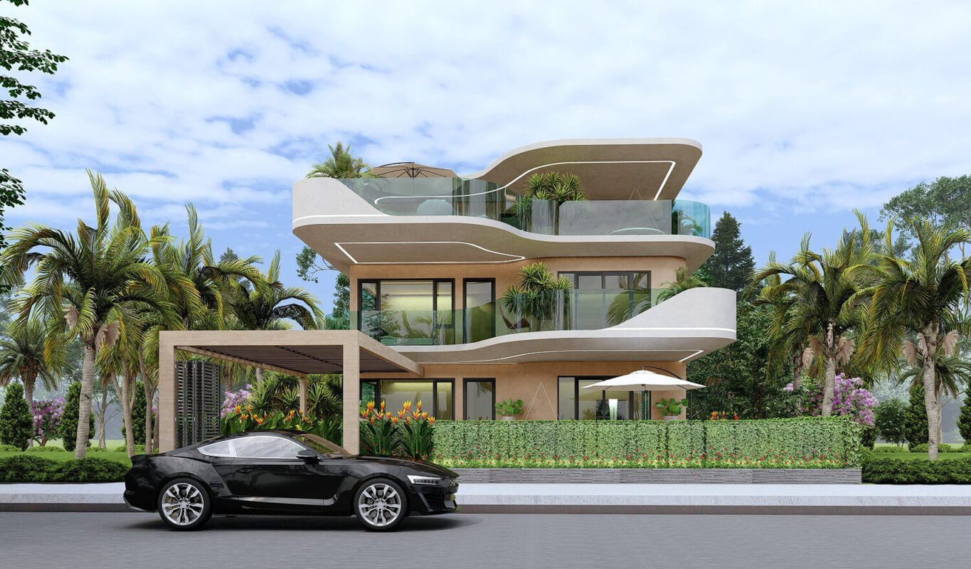  Villa Exterior by Hien Hoang