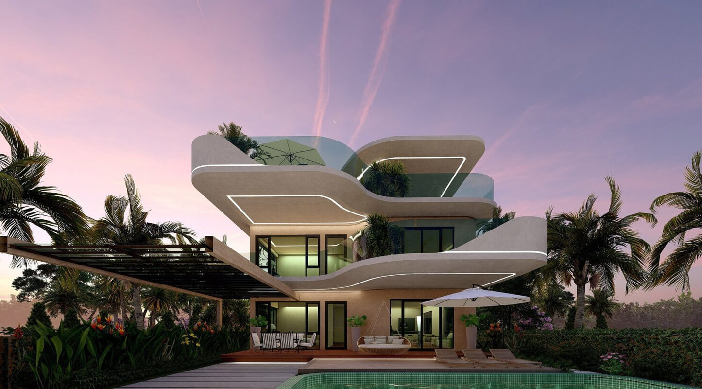  Villa Exterior by Hien Hoang