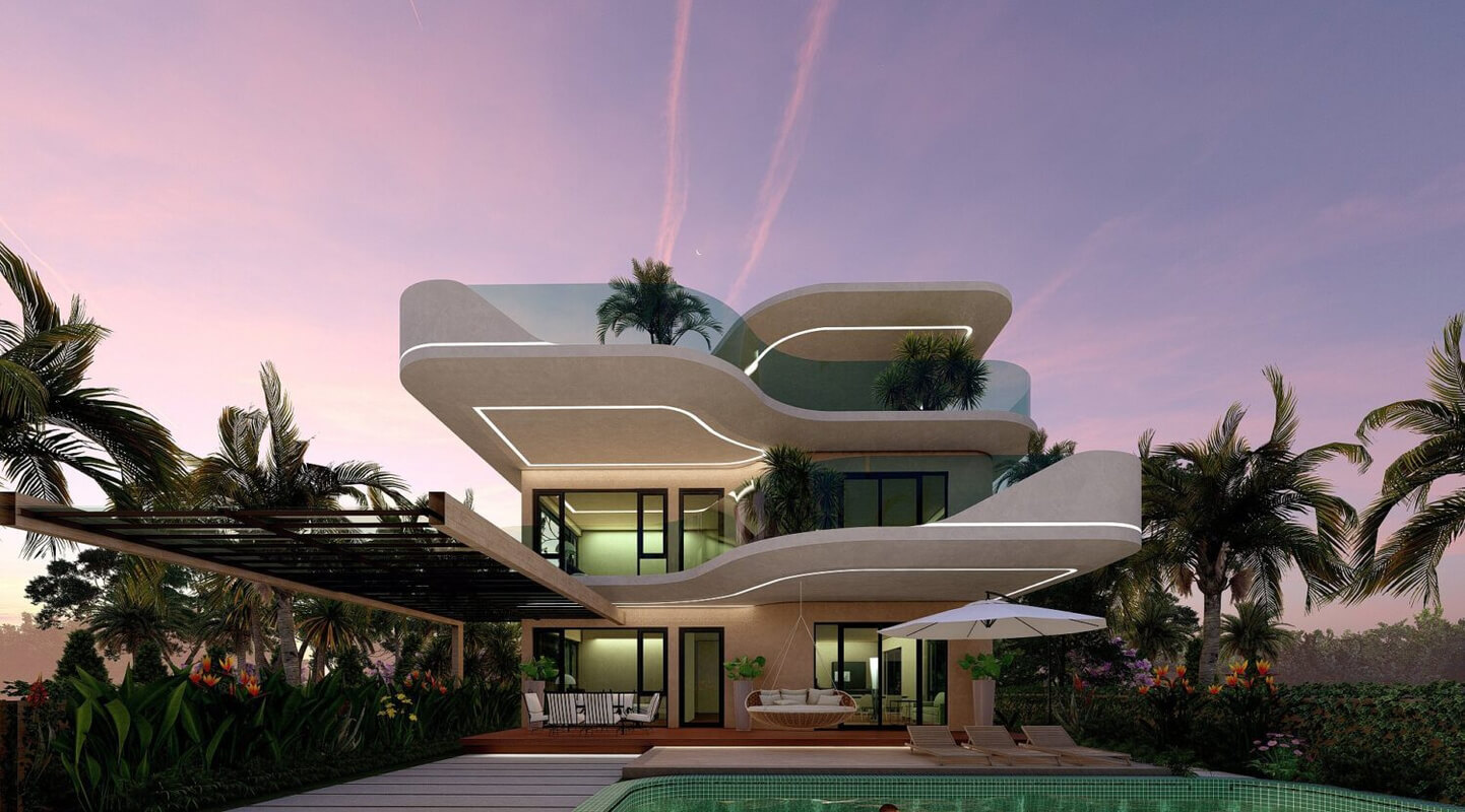  Villa Exterior by Hien Hoang