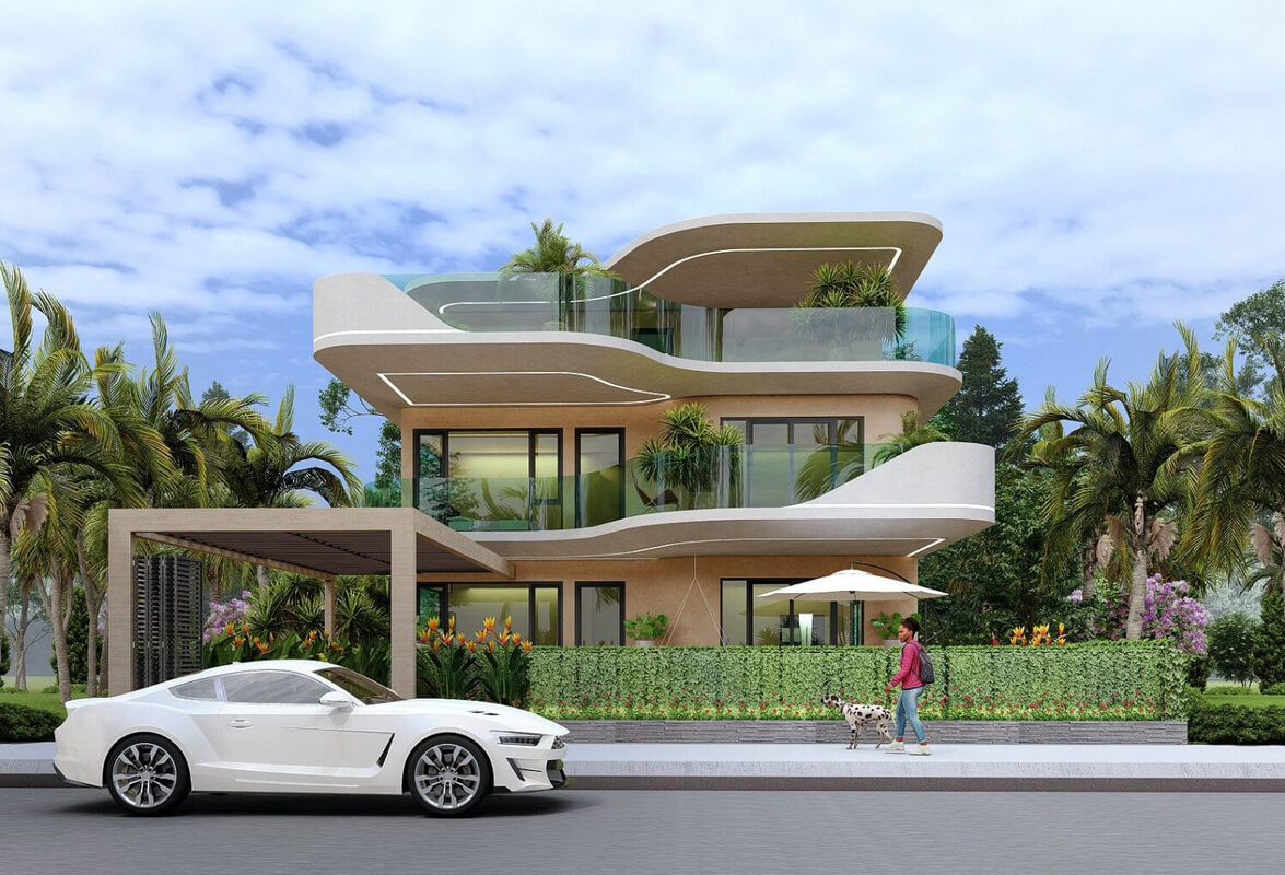  Villa Exterior by Hien Hoang