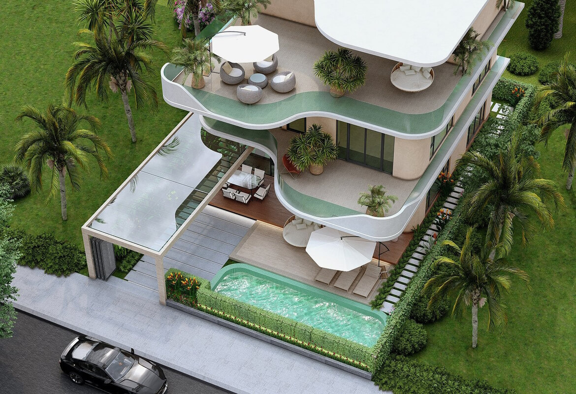  Villa Exterior by Hien Hoang