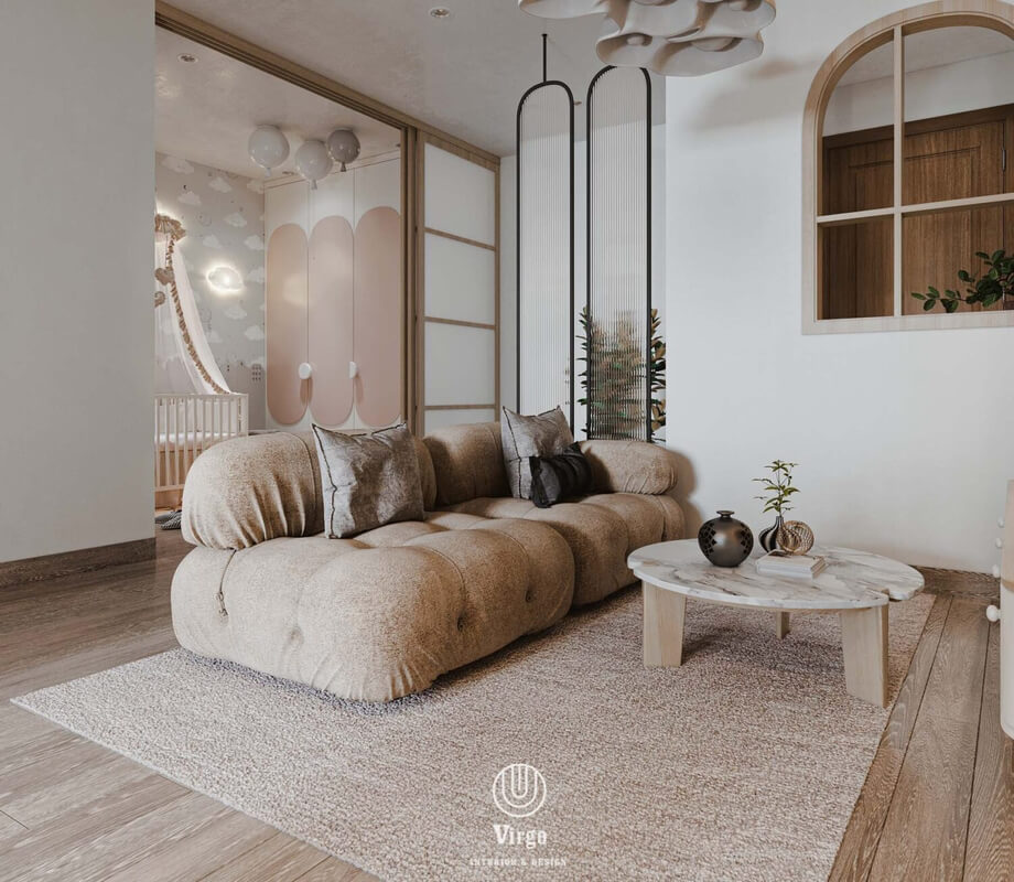  Living Room- Kitchen Interior by Yen