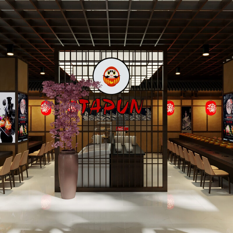  Restaurant Interior Model by Nguyen Cuong