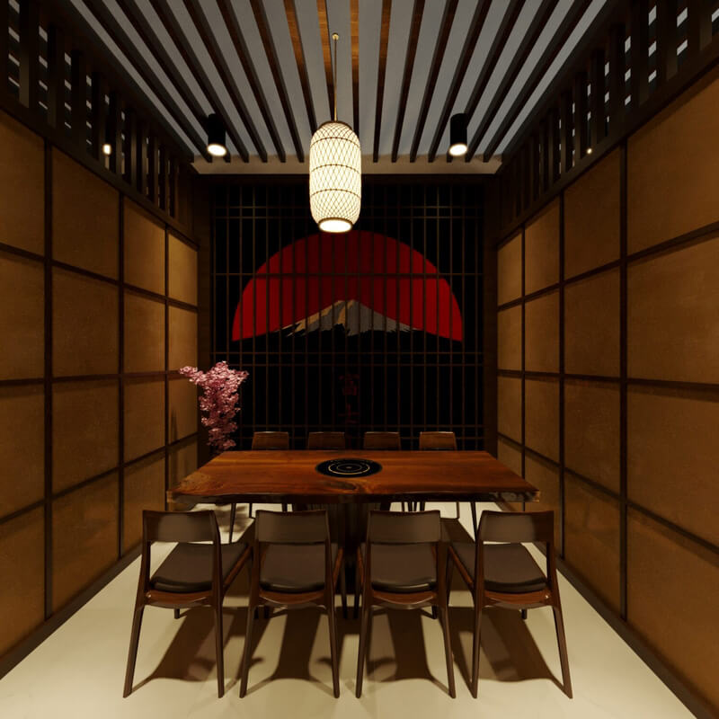  Restaurant Interior Model by Nguyen Cuong