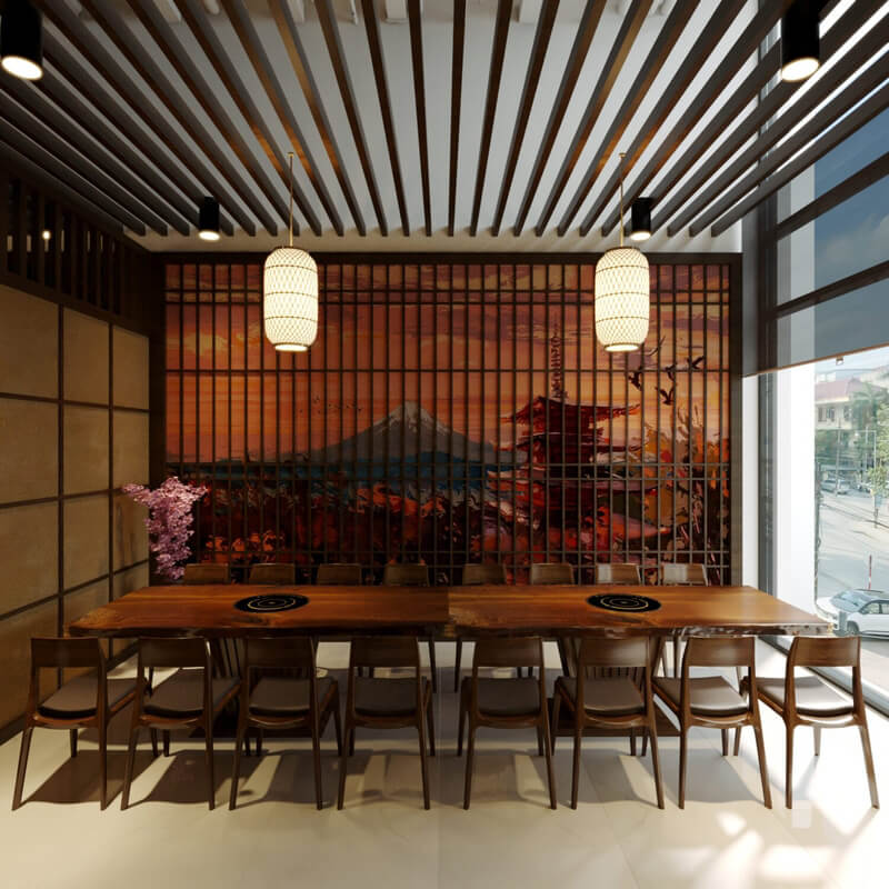  Restaurant Interior Model by Nguyen Cuong