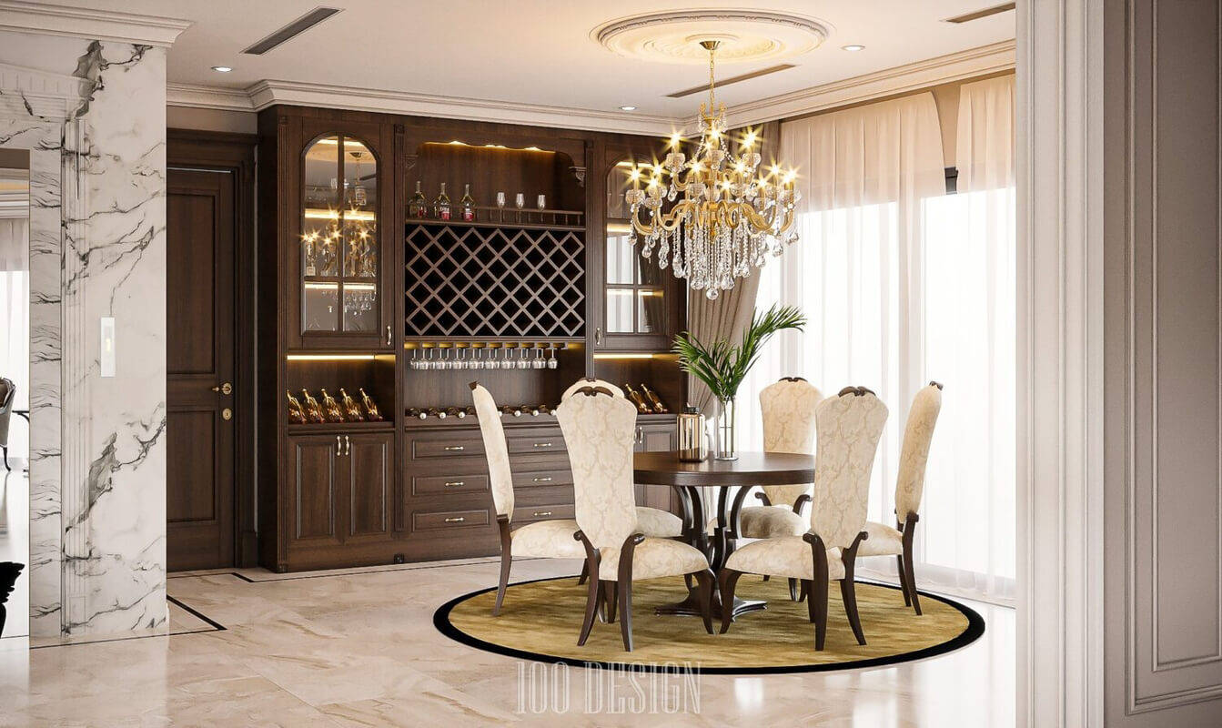  Living Room- Kitchen Interior by Pham Ha