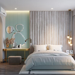 3D Interior Scenes File 3dsmax Model Bedroom 107 By Tid Le 
