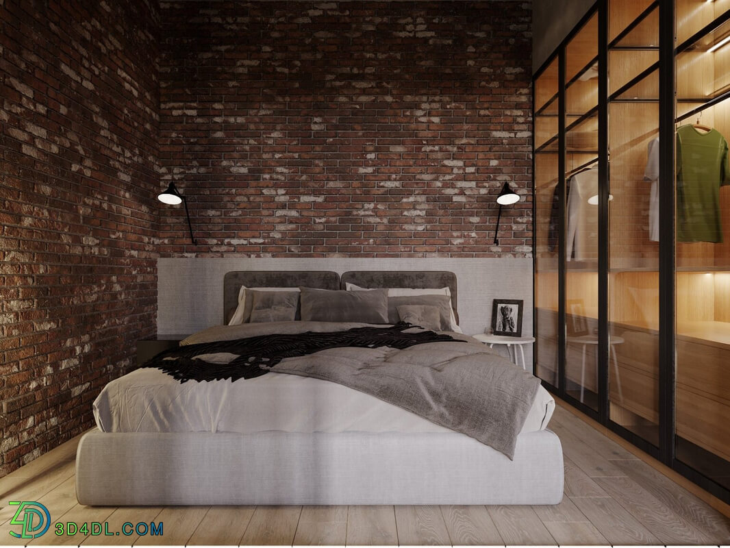 3D Interior Apartment 142 Scene File 3dsmax By BangCan