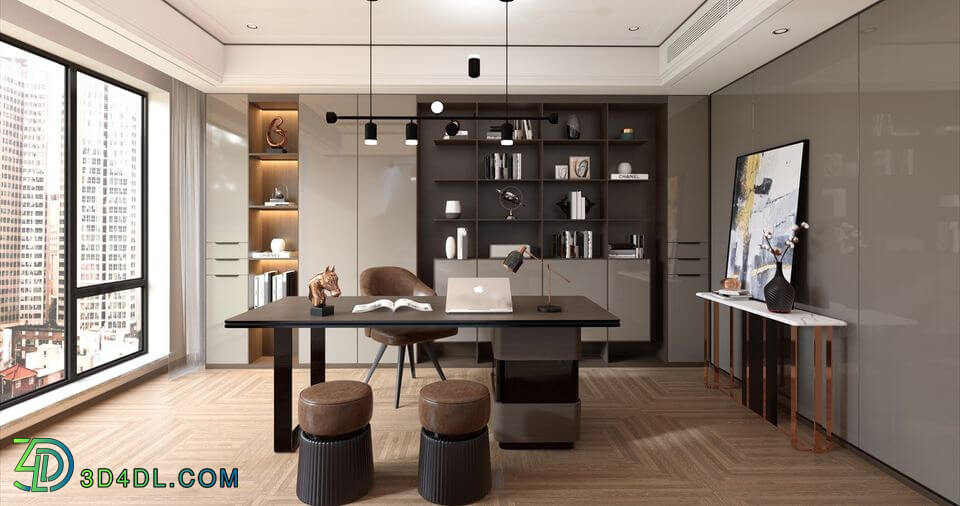 3d Interior Office Room 22 Scene File 3dsmax Model By LeTaiLinh