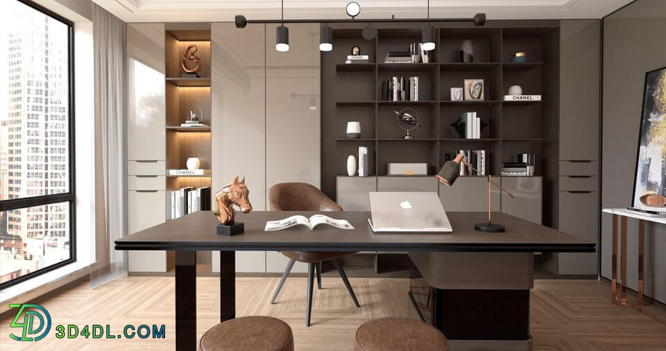 3d Interior Office Room 22 Scene File 3dsmax Model By LeTaiLinh