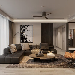  Living Room Interior Model by Vu Huy Hien 
