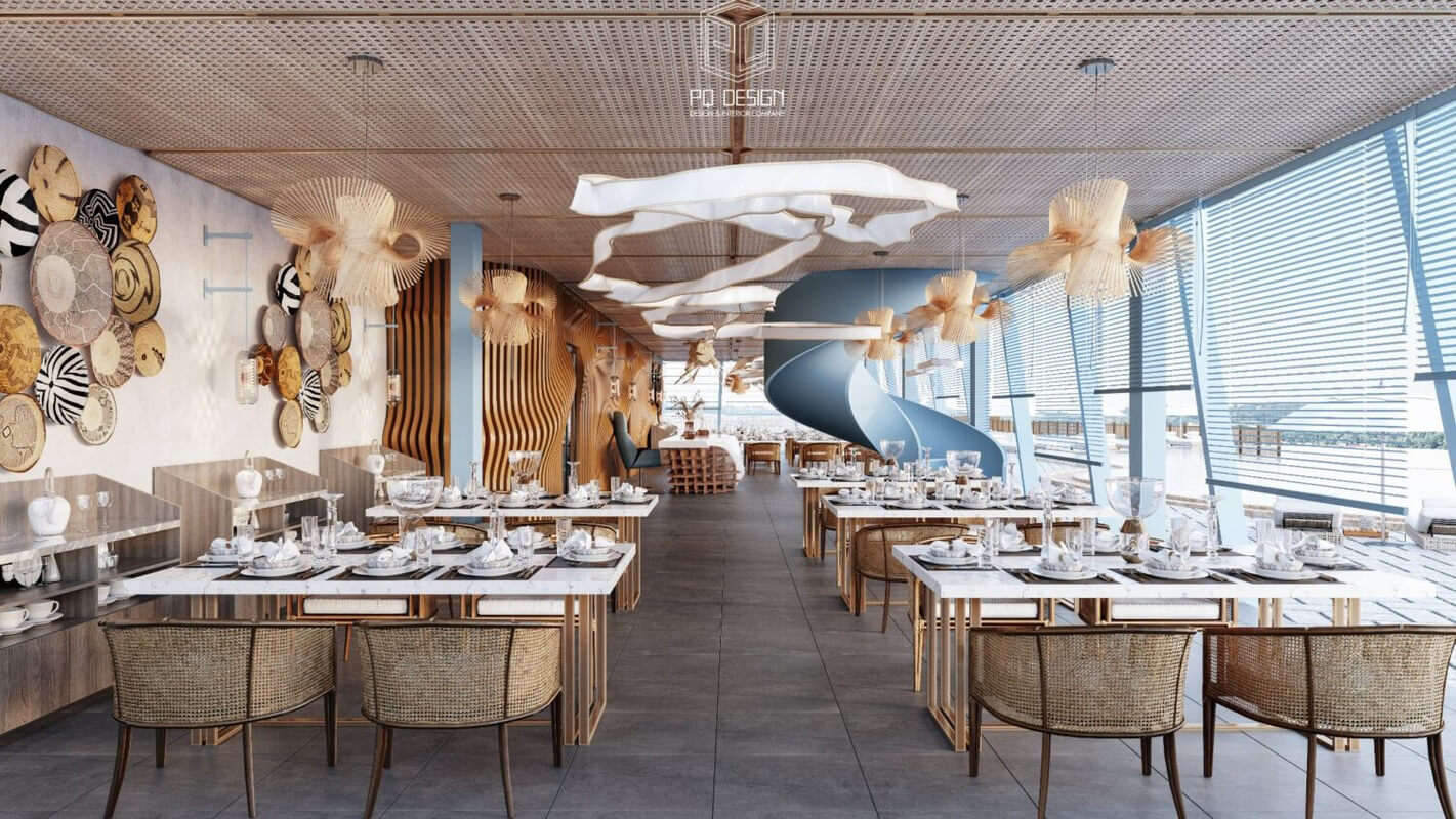  Restaurant Interior Model by Pham Minh Quang