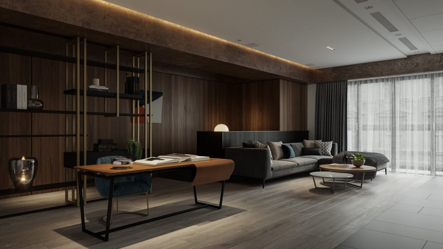  Living Room Interior by Nguyen Quan
