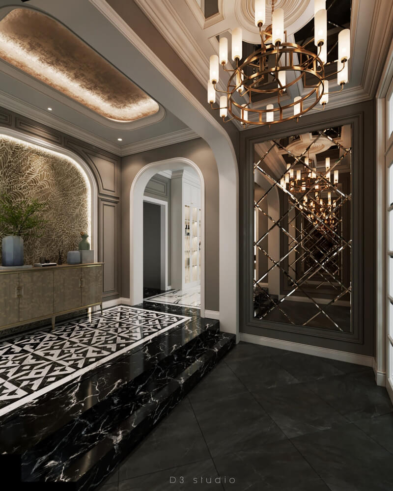  3D Interior Living room- kitchen by Duong Bui