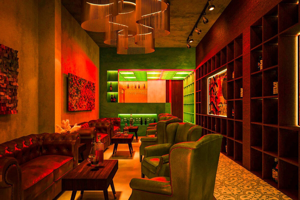  Bar Interior Model by Quang Minh