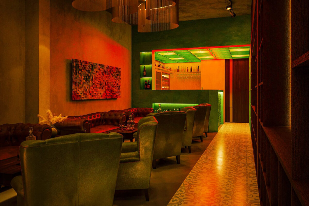  Bar Interior Model by Quang Minh