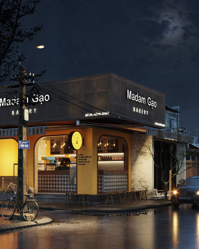  Bakery Shop Exterior Model by Pv Tung