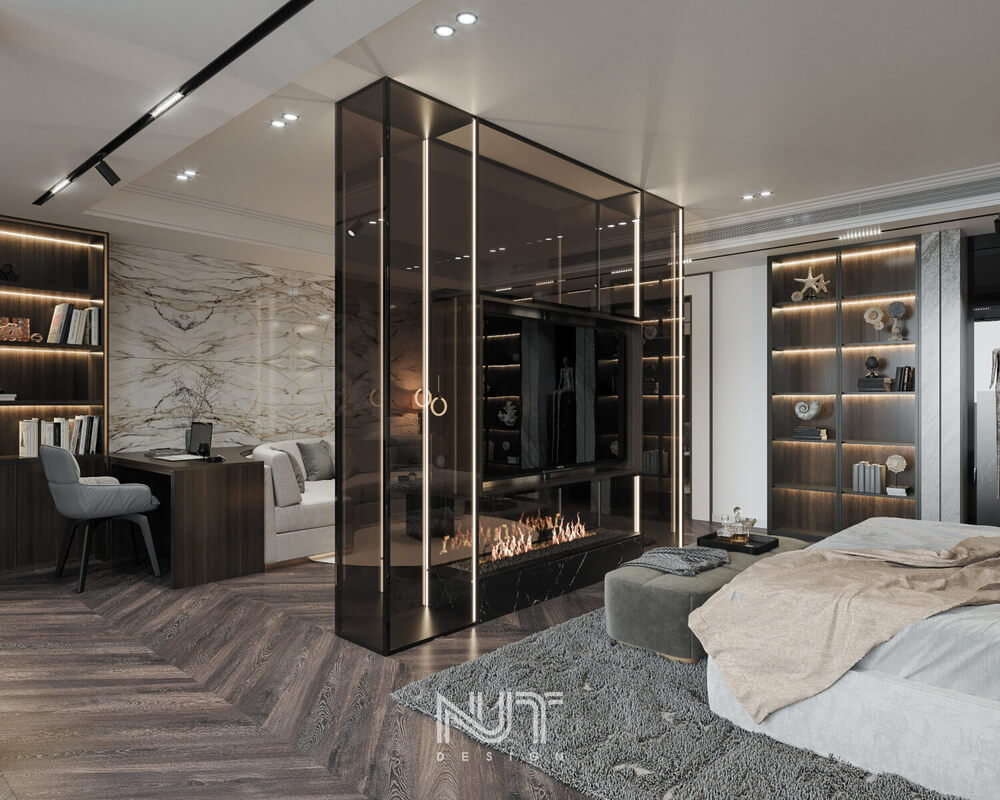  3D Interior Master Bedroom Model by Nguyen Ngoc Tung