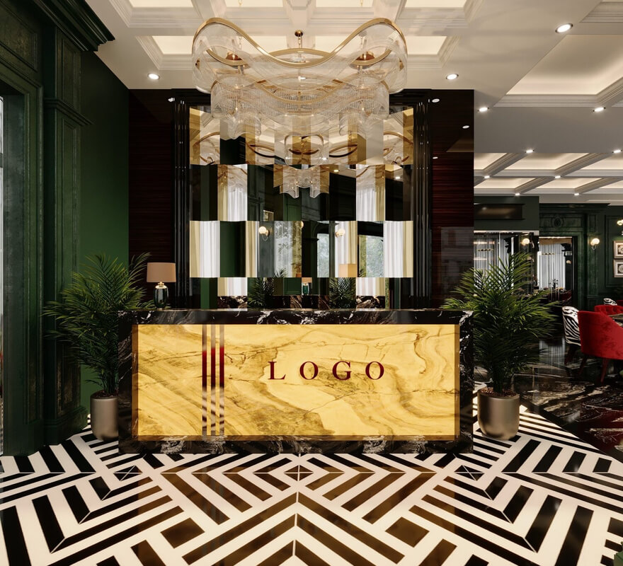  Restaurant Interior Model by Quang Pham