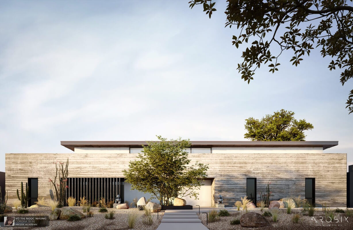  3D Model House Exterior File 3dsmax By Rin Yuuki