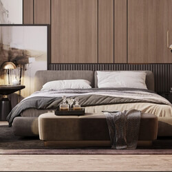 3D Interior Scenes File 3dsmax Model Bedroom 303 By AAconcept 