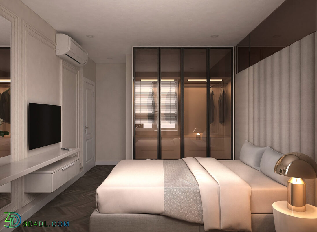 3D Interior Scenes File 3dsmax Model Bedroom 357 By Alex Tuong