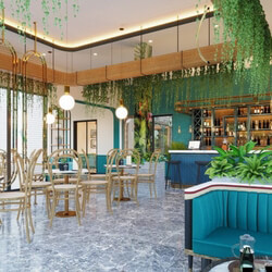3D Model Interior Coffee 38 Scenes File 3dsmax by CaoVanLuan 