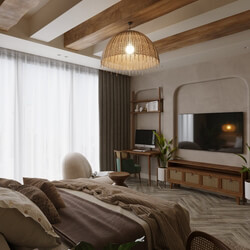 3D Interior Scenes File 3dsmax Model Bedroom 608 By Tran Tien Viet 
