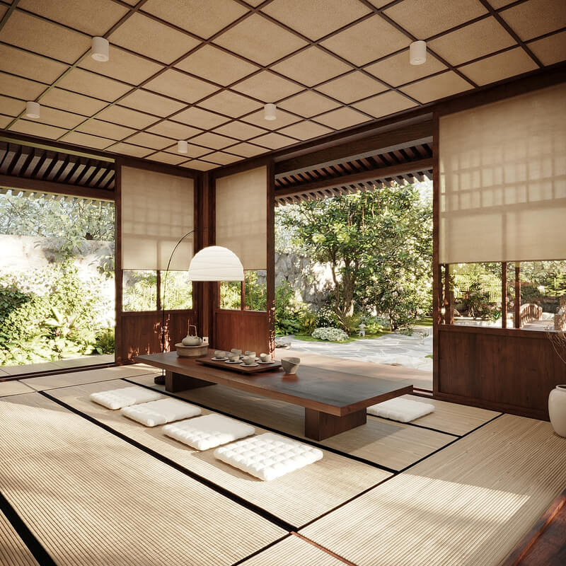  3D Japan House By Quan Tran