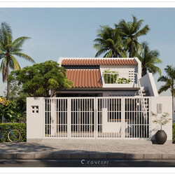  House Exterior by Cao Ngoc Cuong 