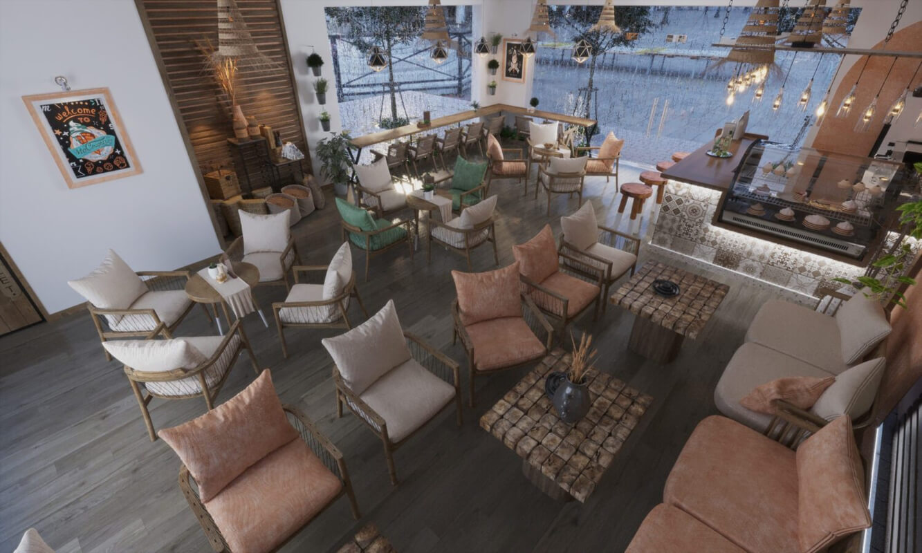  Coffee Room Interior by Hoang TK-maht