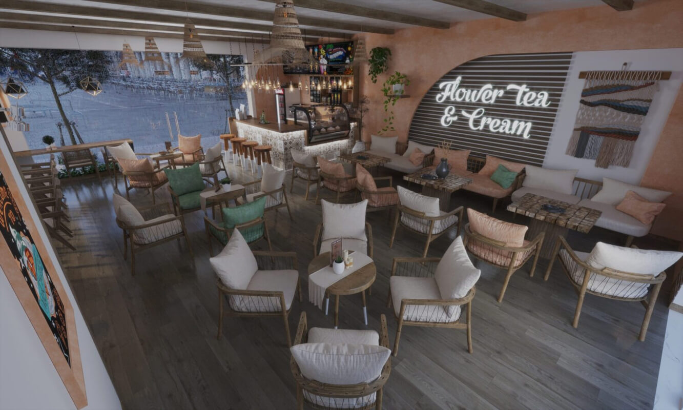  Coffee Room Interior by Hoang TK-maht