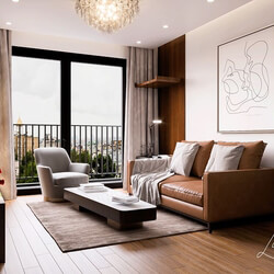 3D Interior Scene File 3dsmax Model Livingroom 296 By LongDinh 