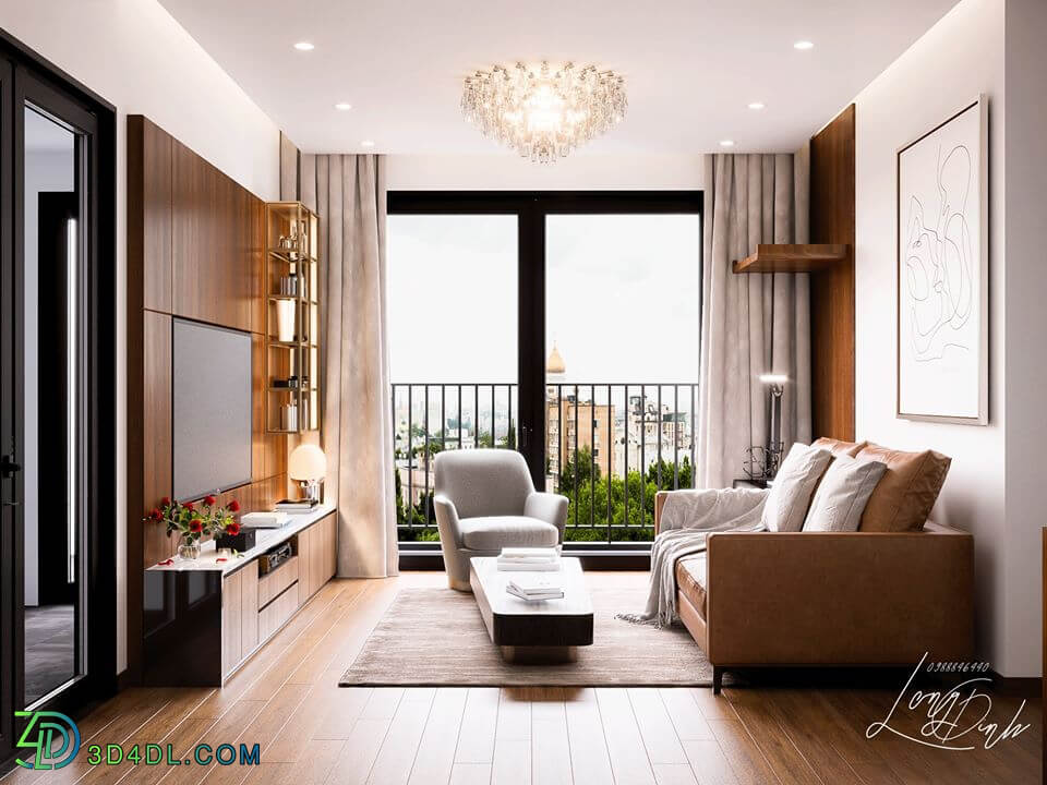 3D Interior Scene File 3dsmax Model Livingroom 296 By LongDinh