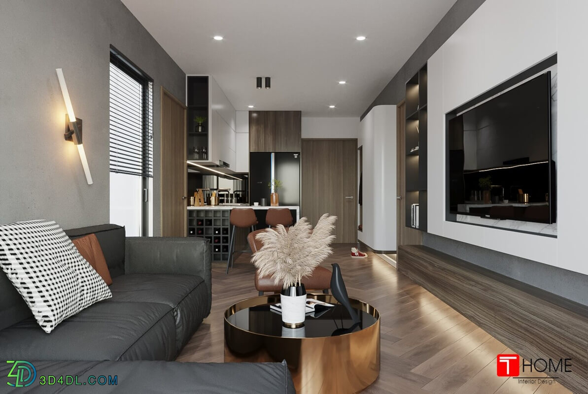 3D Interior Apartment 199 Scene File 3dsmax By Nguyen Ngoc Tung