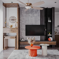  Apartment Interior Model By Nguyen Thanh Xuan 