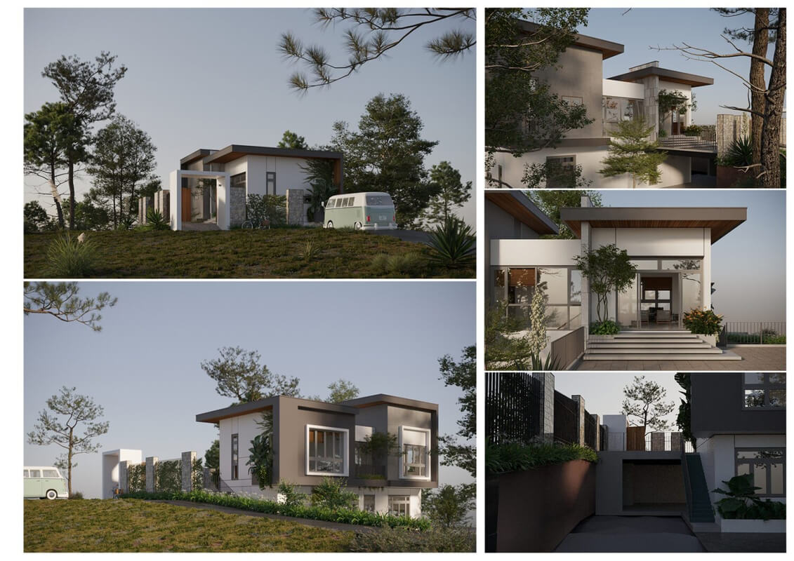  House Exterior By Do Quang Huy