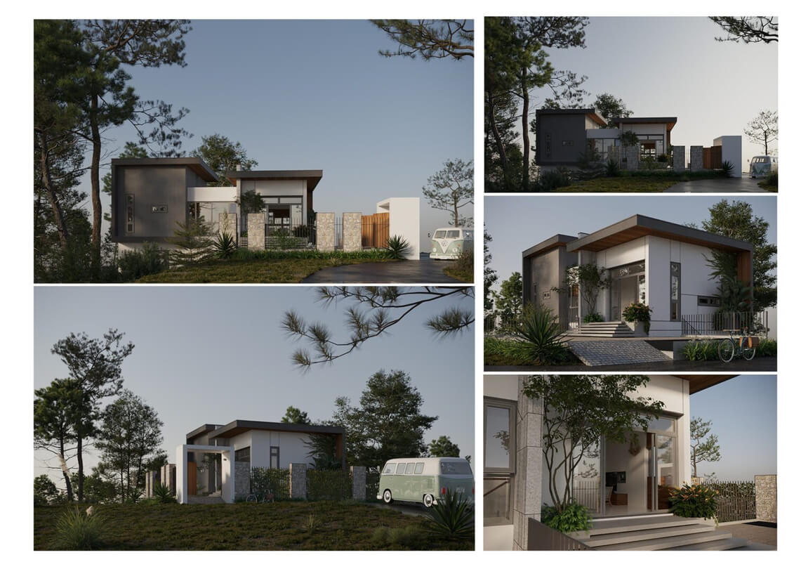  House Exterior By Do Quang Huy