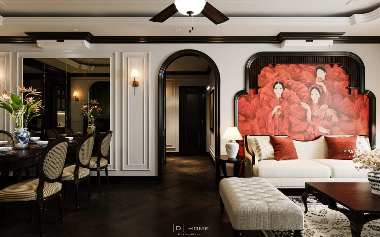  3D Indochine Apartment Interior By Duc Nguyen