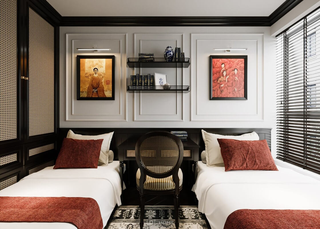  3D Indochine Apartment Interior By Duc Nguyen