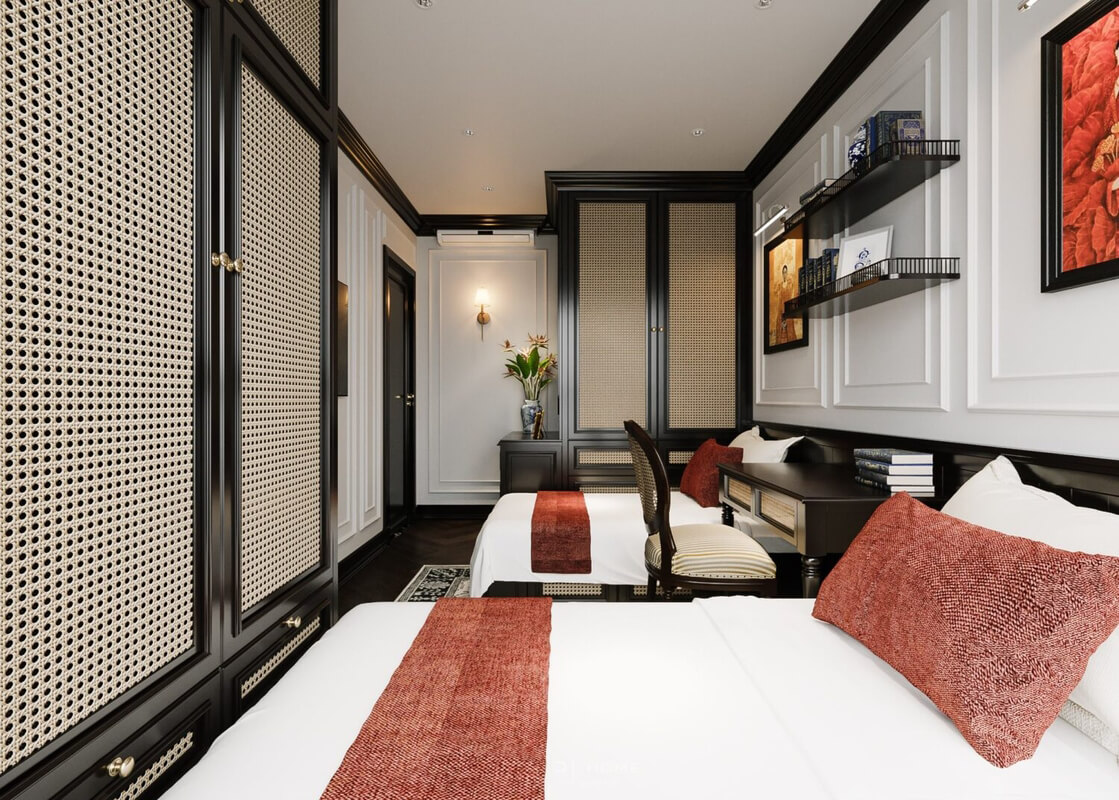  3D Indochine Apartment Interior By Duc Nguyen