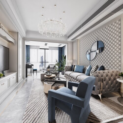 3D Interior Scene File 3dsmax Model Livingroom 542 By Huy Hieu Lee 