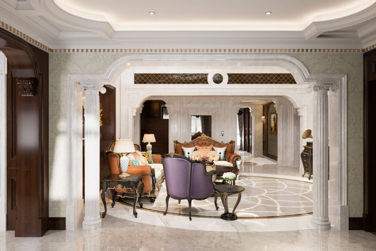  Interior Classic Villa by Phung Manh Ha